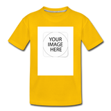Custom Image Kids' Premium T-Shirt - sun yellow