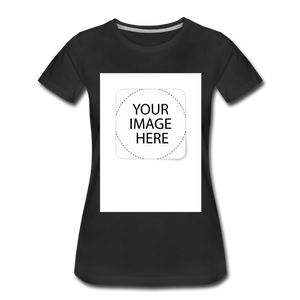 Custom Image Women’s Premium T-Shirt - black