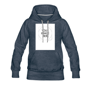 Custom Image Women’s Premium Hoodie - purple