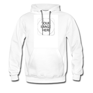 Custom Image Men’s Premium Hoodie - white