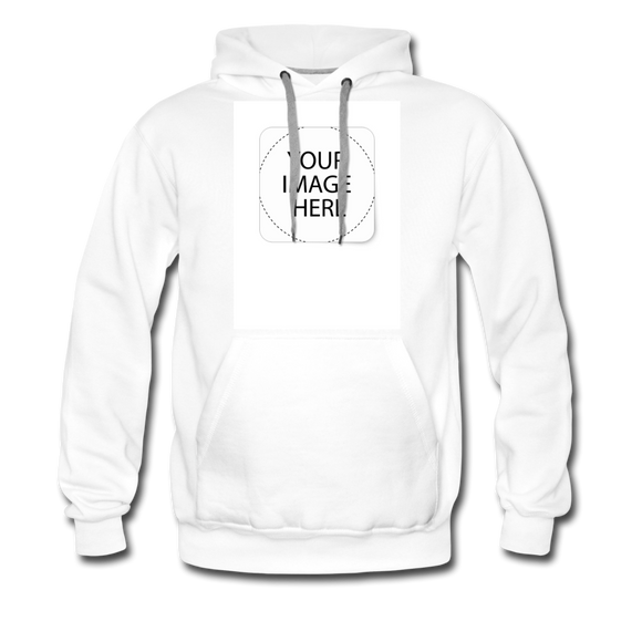 Custom Image Men’s Premium Hoodie - white