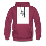 Custom Image Men’s Premium Hoodie - burgundy