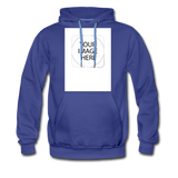 Custom Image Men’s Premium Hoodie - royalblue
