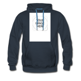Custom Image Men’s Premium Hoodie - navy