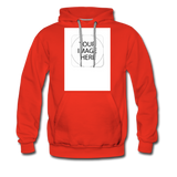 Custom Image Men’s Premium Hoodie - red