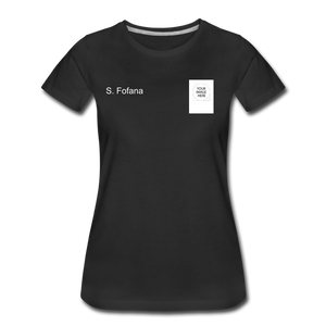 Customize Women’s Premium T-Shirt - black