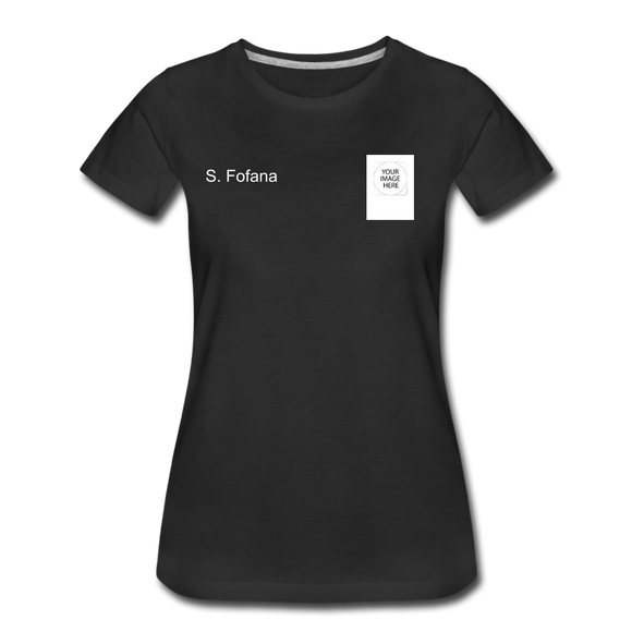 Customize Women’s Premium T-Shirt - black