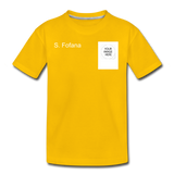 Customize Kids' Premium T-Shirt - sun yellow