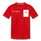 Customize Toddler Premium T-Shirt - red