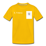 Customize Toddler Premium T-Shirt - sun yellow