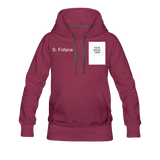 Customize Women’s Premium Hoodie - burgundy