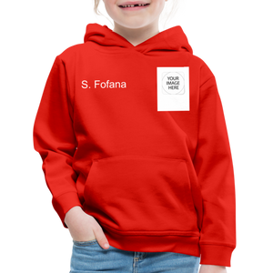 Customize Kids‘ Premium Hoodie - red