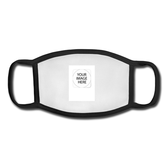Customize Youth Face Mask - white/black