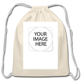 Customize Cotton Drawstring Bag - natural