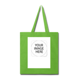 Customize Tote Bag - lime green