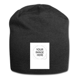 Customize Jersey Beanie - charcoal gray