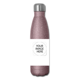 Customize Insulated Stainless Steel Water Bottle - pink glitter