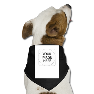 Customize Dog Bandana - black