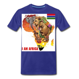 I Am Africa Men's Premium Custom T-Shirts T-Shirts - royal blue