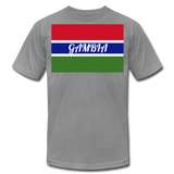 Gambian Flag Unisex Jersey T-Shirt - slate