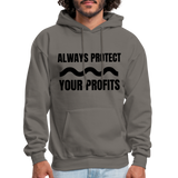 Always Protect Your Profits Men's Hoodie - asphalt gray