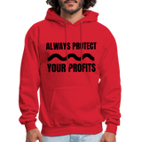 Always Protect Your Profits Men's Hoodie - red