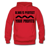 Always Protect Your Profits Men's Hoodie - red