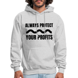 Always Protect Your Profits Men's Hoodie - ash 