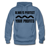 Always Protect Your Profits Men's Hoodie - denim blue