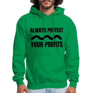 Always Protect Your Profits Men's Hoodie - kelly green