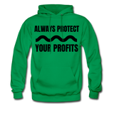 Always Protect Your Profits Men's Hoodie - kelly green
