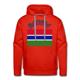 Gambian Flag Hoodie - red