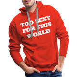 Too Sexy Men's Premium Hoodie - red