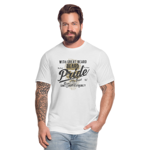 Beard Pride Unisex Jersey T-Shirt - white