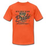 Beard Pride Unisex Jersey T-Shirt - orange