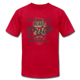 Beard Pride Unisex Jersey T-Shirt - red