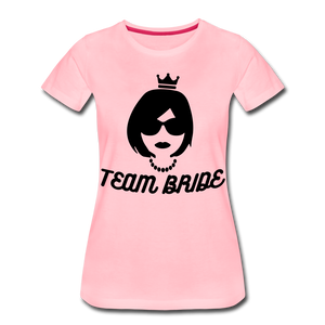 Team Bride Women's Premium T-Shirt - pink