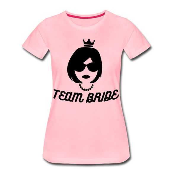 Team Bride Women's Premium T-Shirt - pink