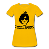 Team Bride Women's Premium T-Shirt - sun yellow