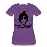 Team Bride Women's Premium T-Shirt - purple
