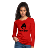 Team Bride Women's Premium Slim Fit Long Sleeve T-Shirt - red