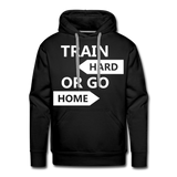 Train Hard Men’s Premium Hoodie - black
