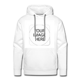 Custom Image Men’s Premium Hoodie - white