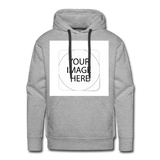 Custom Image Men’s Premium Hoodie - heather grey