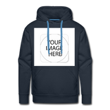 Custom Image Men’s Premium Hoodie - navy