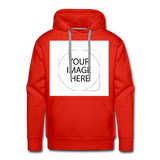 Custom Image Men’s Premium Hoodie - red