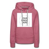 Custom Image Women’s Premium Hoodie - mauve