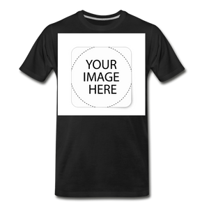 Custom Image Men's Premium T-Shirt - black