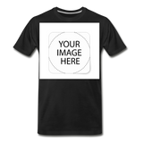 Custom Image Men's Premium T-Shirt - black