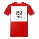 Custom Image Men's Premium T-Shirt - red
